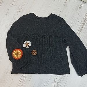 Zara Peasant Style Sweater